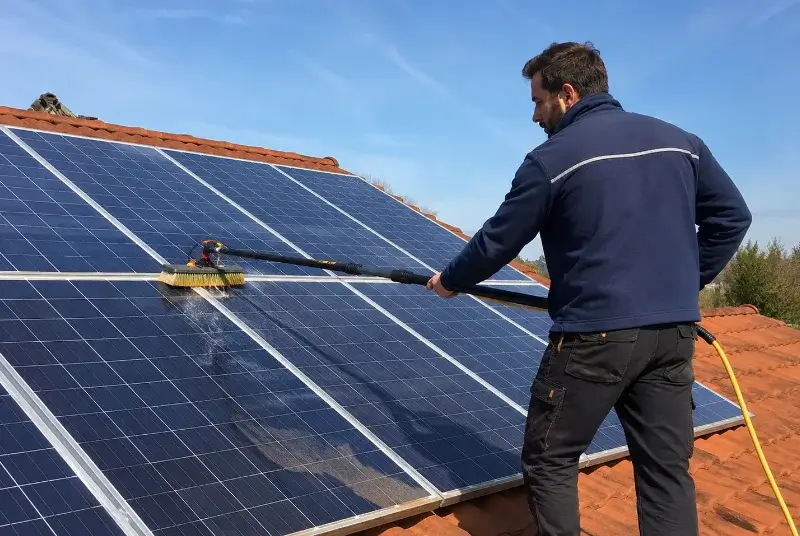 Nettoyage et entretien de panneaux solaires à Estavar
